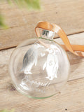 No Ordinary Gift personalised foiled penguin bauble 8cm, imported from the UK
