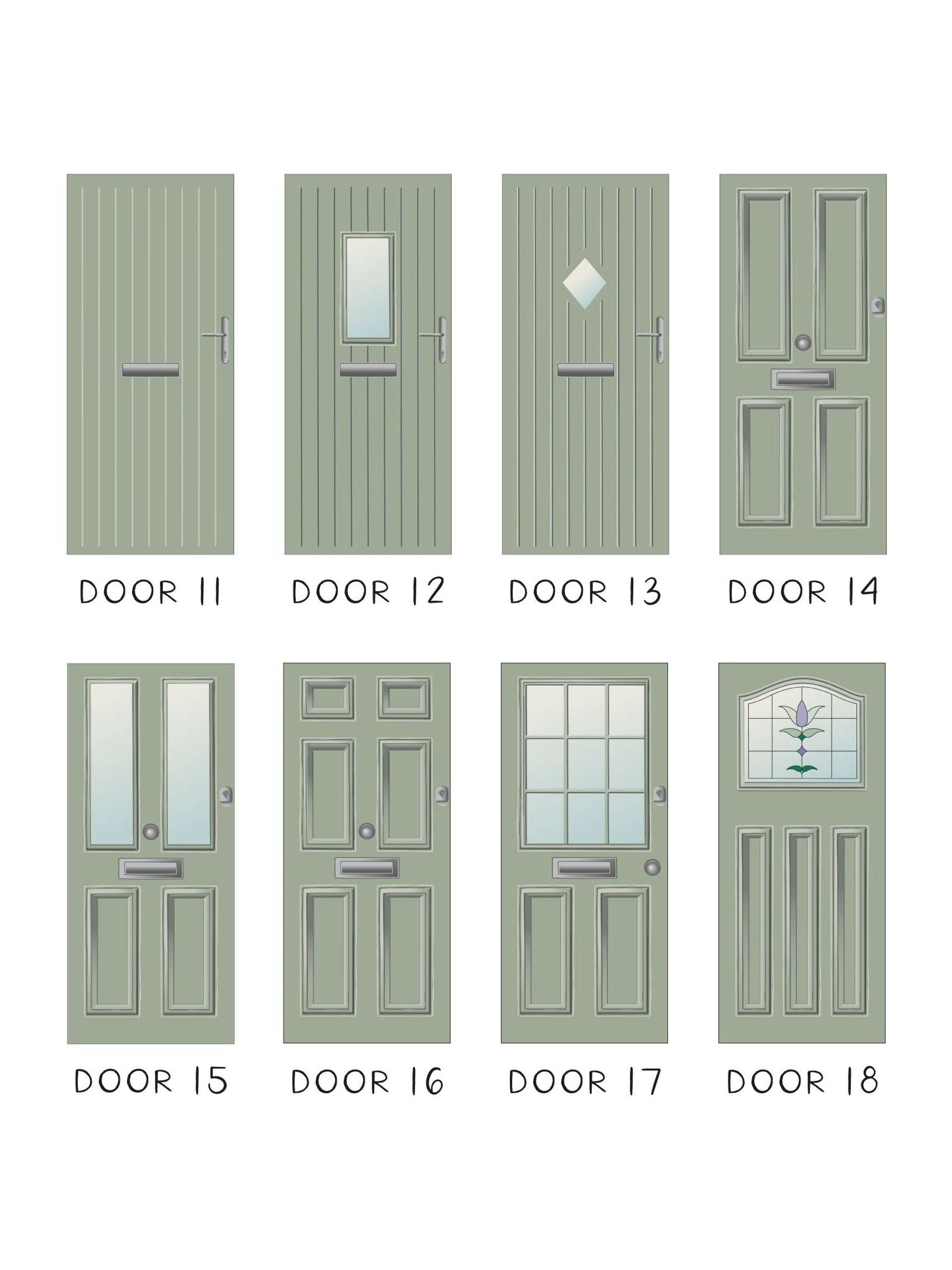 No Ordinary Gift layered wooden front door Christmas decoration 7x9.5cm, UK version