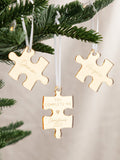 No Ordinary Gift personalised couples puzzle decoration set, imported from the UK