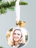 No Ordinary Gift memorial bauble gold heart charm, imported from the UK