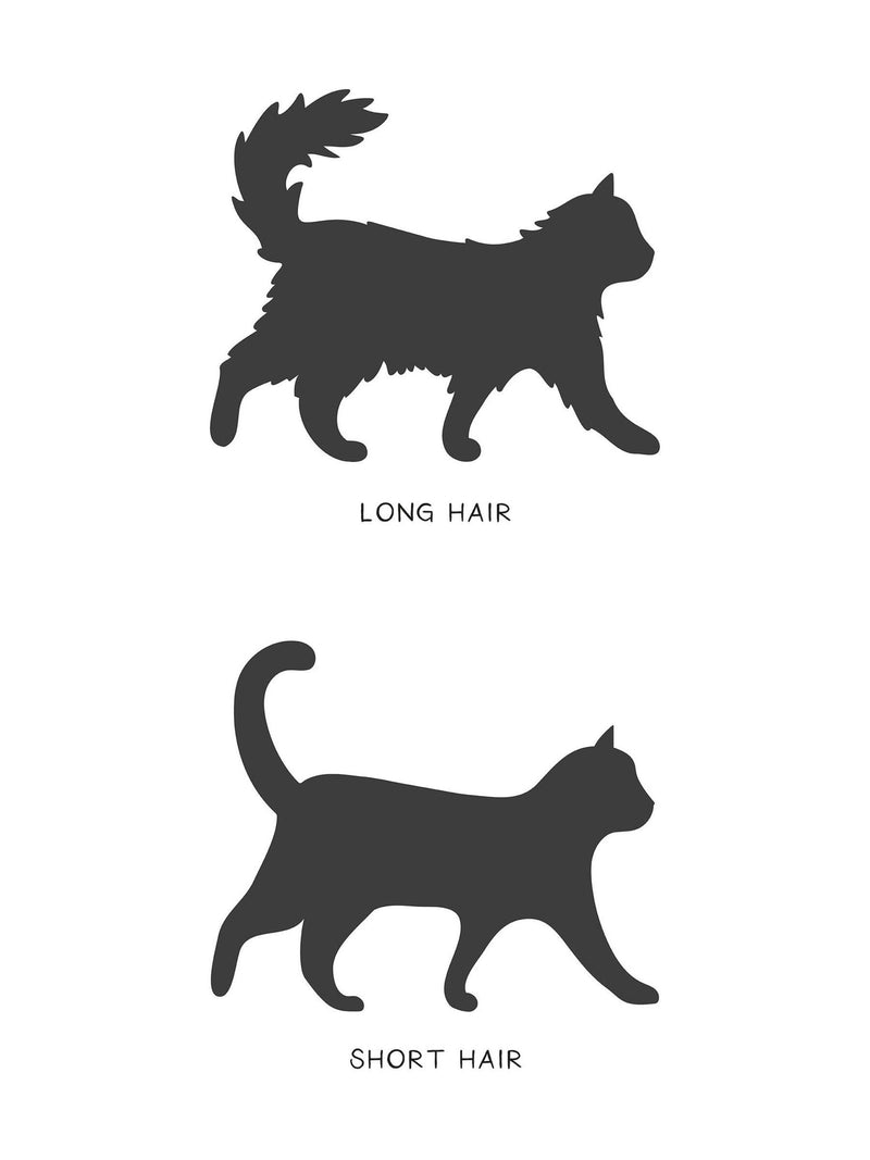 No Ordinary Gift personalised cat moon layered decoration 8x8cm, UK version