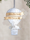 No Ordinary Gift first Christmas decoration mirror hot air balloon (British brand)