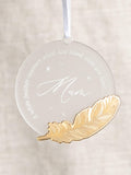 No Ordinary Gift personalised Christmas decoration 8.5x8.5cm (British brand)