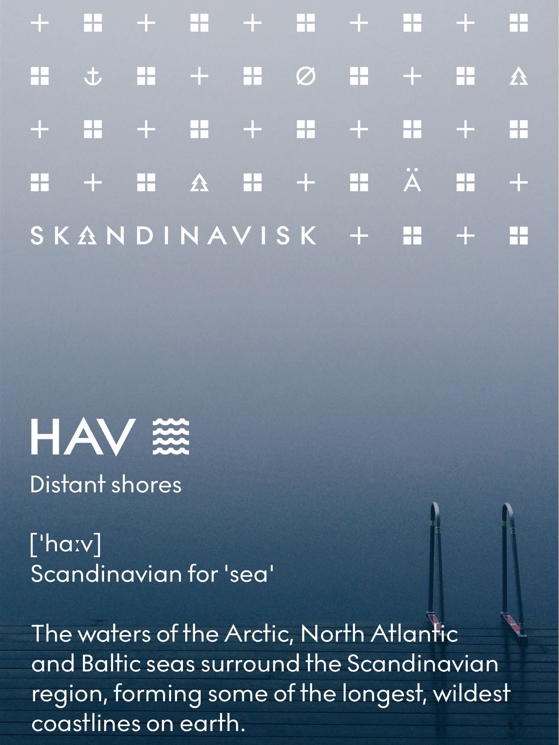 SKANDINAVISK HAV hand and body wash 500ml (British brand)