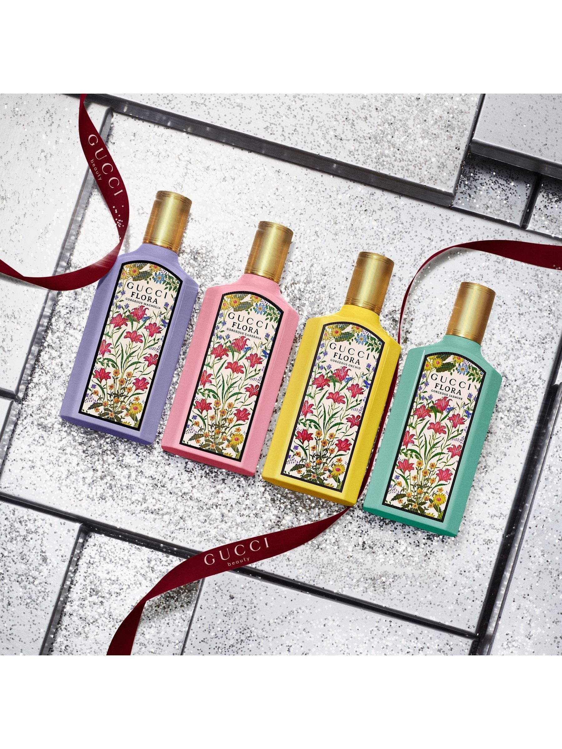 Gucci Flora Gorgeous Magnolia perfume gift set 50ml - British product