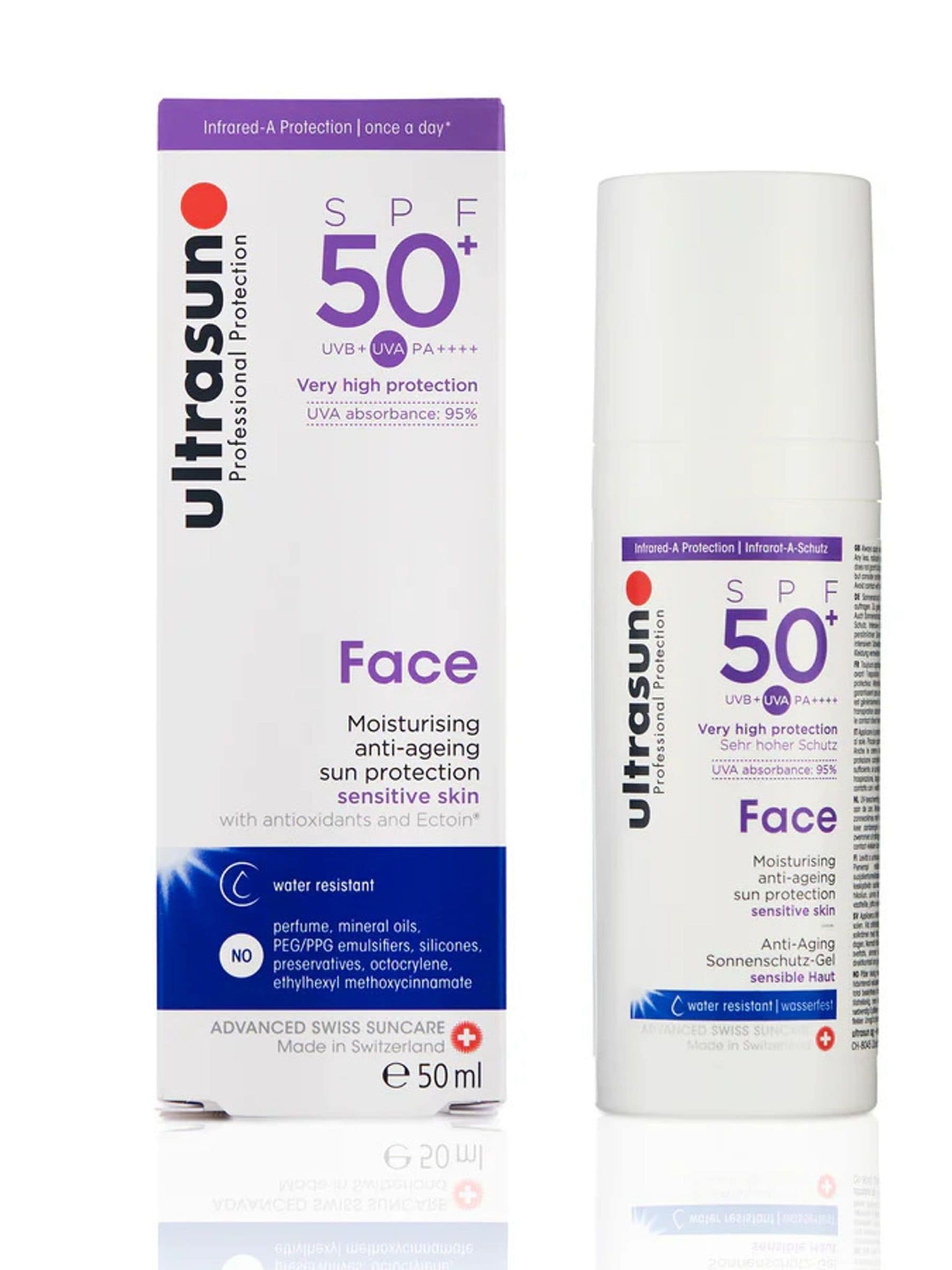 Ultrasun face moisturiser SPF50+ 50ml - British product