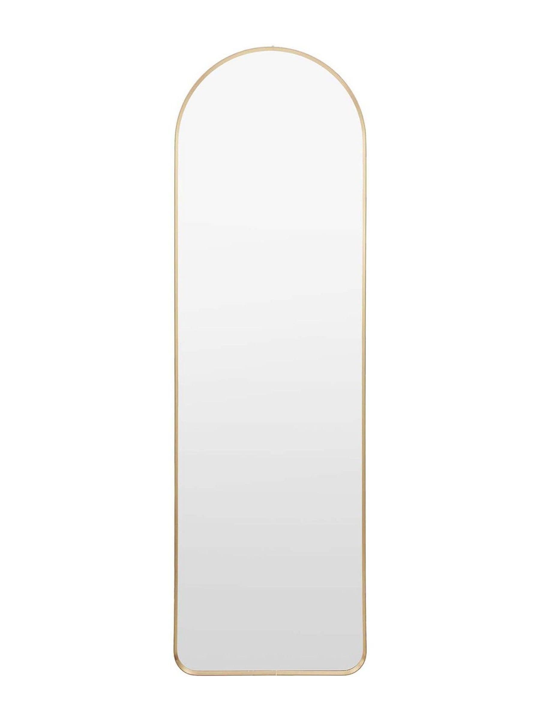 Gallery Home gold arch leaner mirror 45x150cm, imported from the UK
