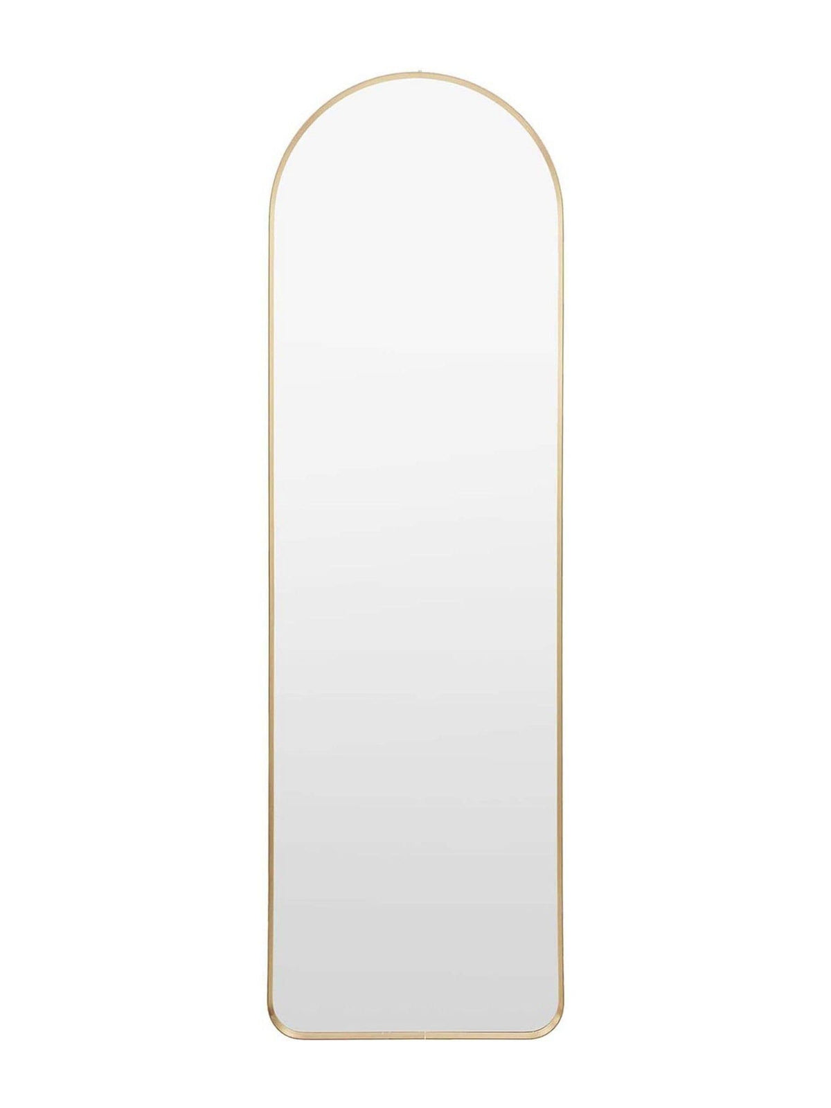 Gallery Home gold arch leaner mirror 45x150cm, imported from the UK