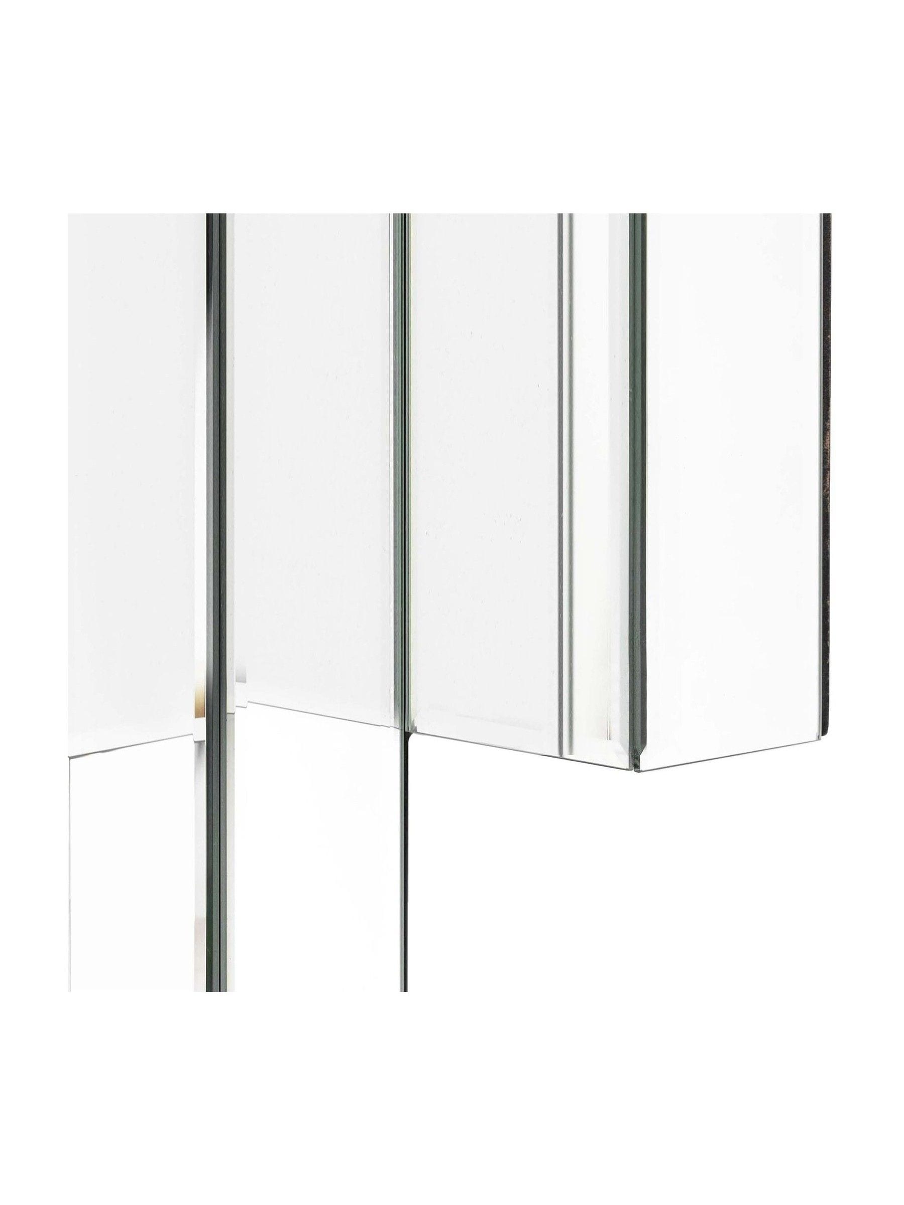 Gallery Home Silver Dalton decorative wall mirror 115cm x 100cm, UK version