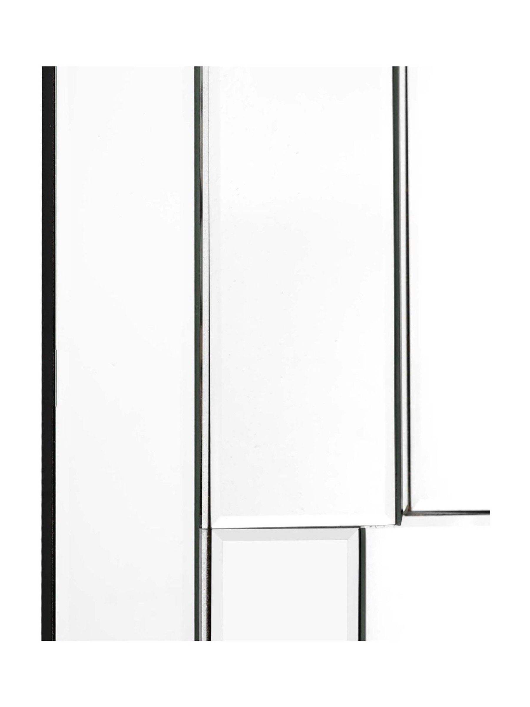 Gallery Home Silver Dalton decorative wall mirror 115cm x 100cm, UK version