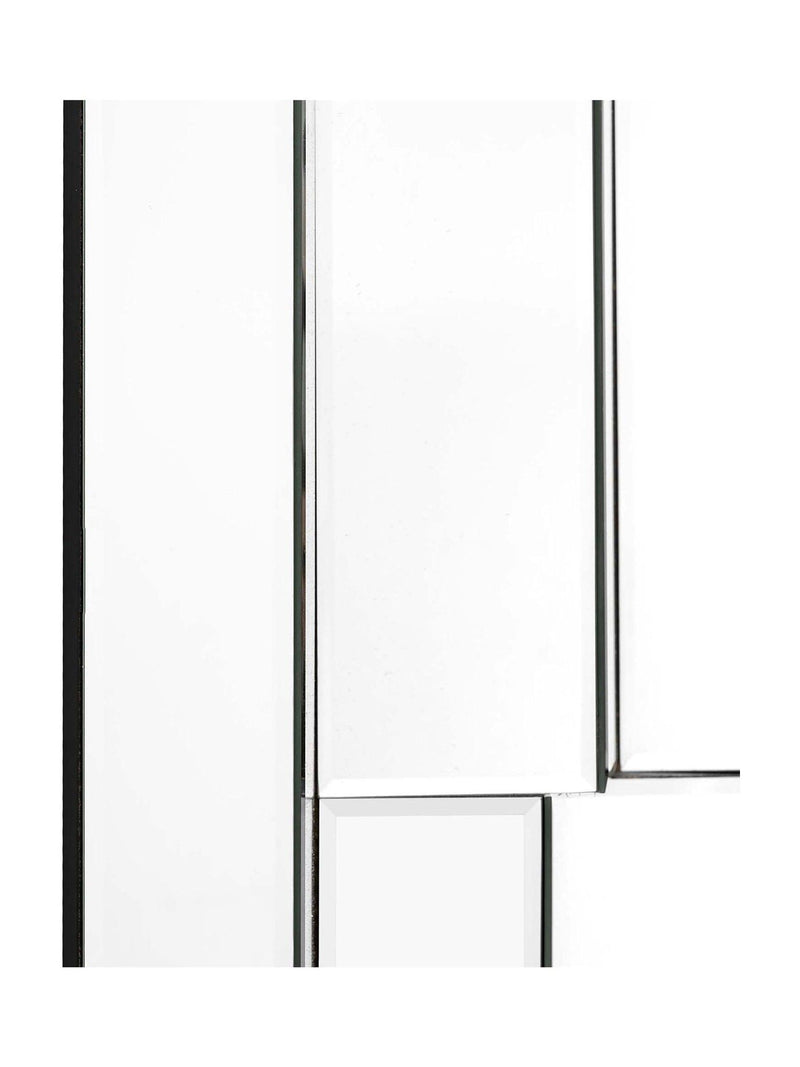 Gallery Home Silver Dalton decorative wall mirror 115cm x 100cm, UK version