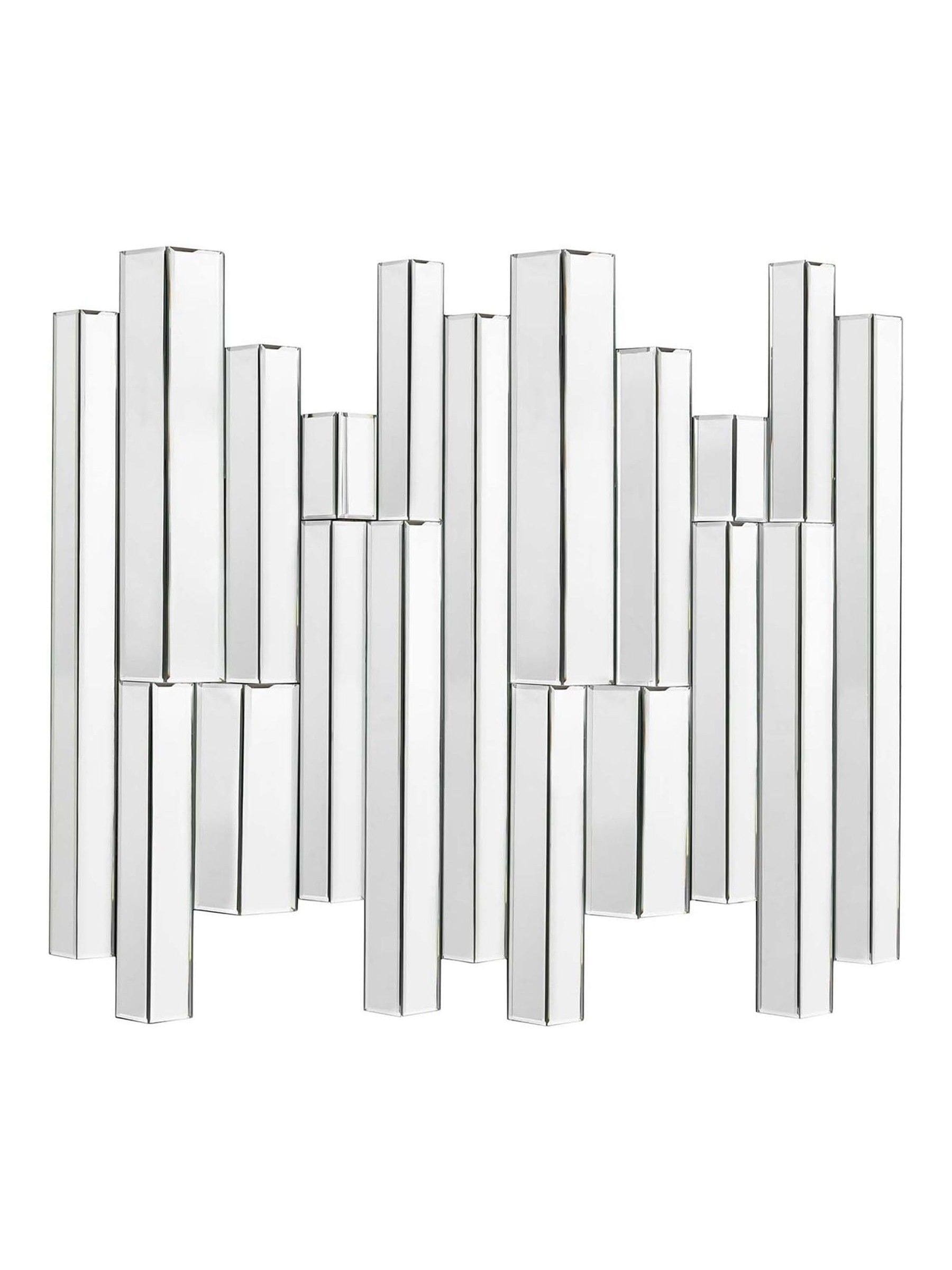 Gallery Home Silver Dalton decorative wall mirror 115cm x 100cm, UK version