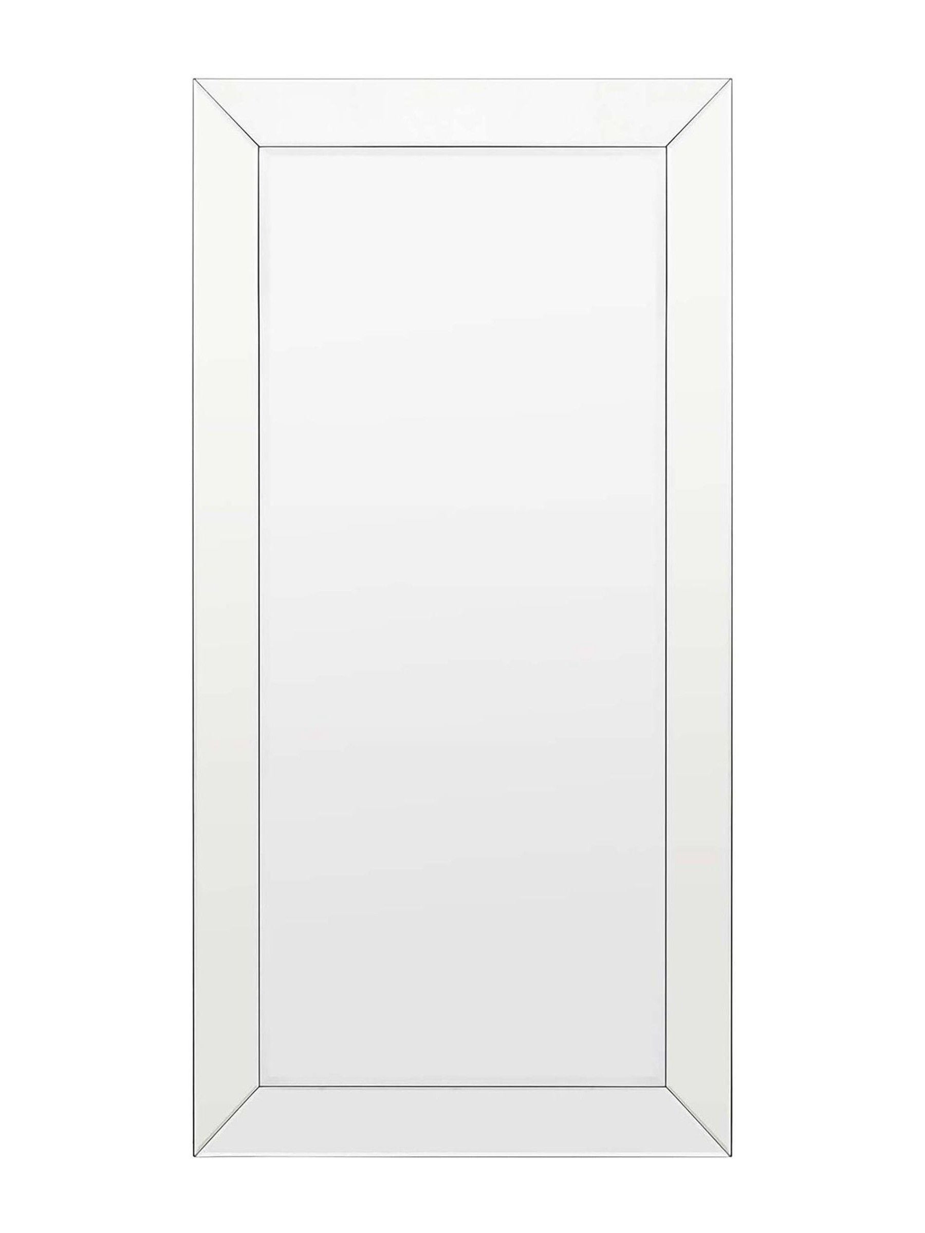 Gallery Home leaner mirror silver bevelled glass 180cm x 90cm, UK version