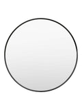 Gallery Home Black Metal Round Mirror 60cm, UK version