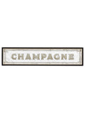 Gallery Home brown retro champagne mirrored sign 97cm height, UK version