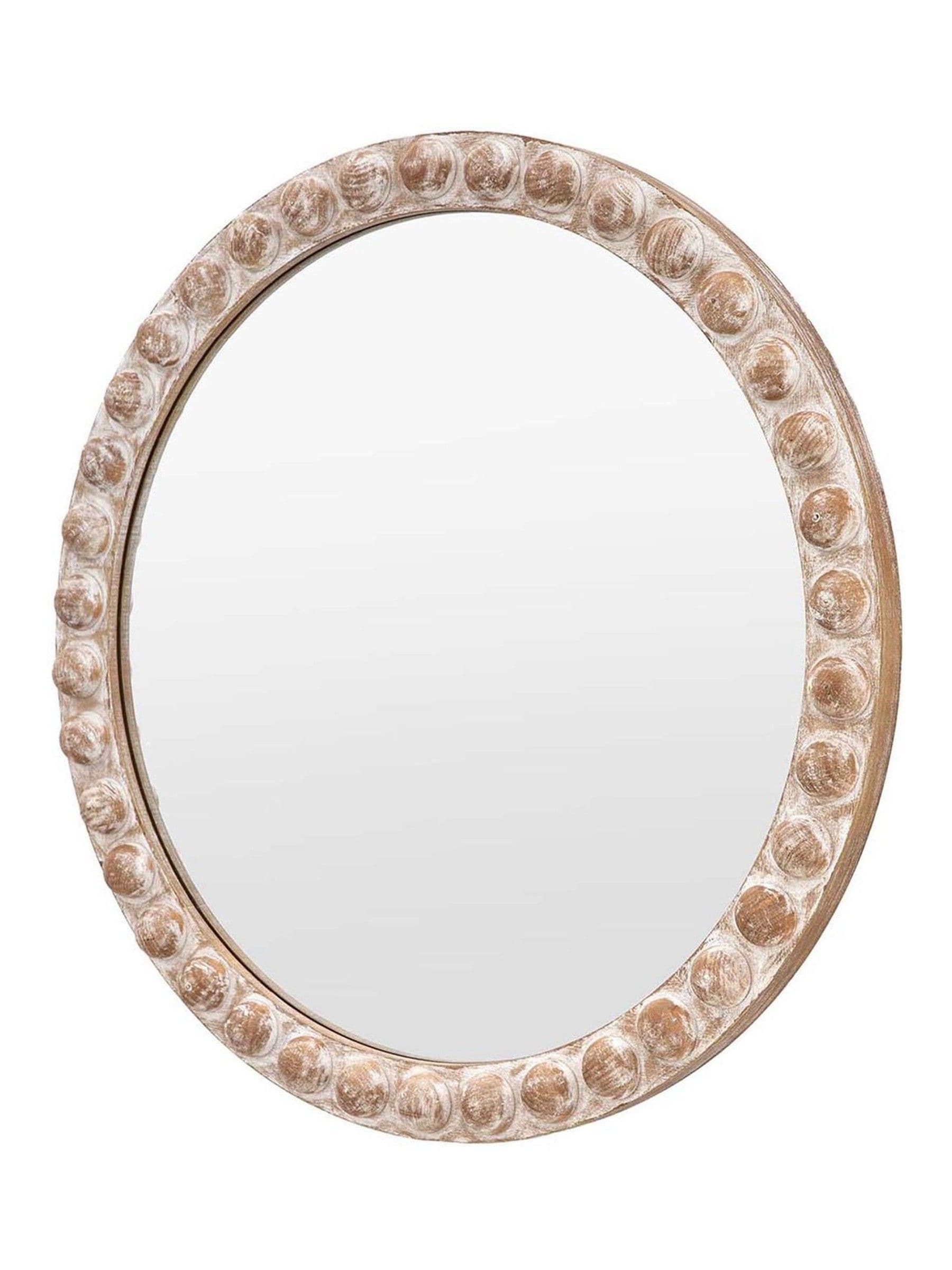 Gallery Home Natural Neath round mirror, UK version