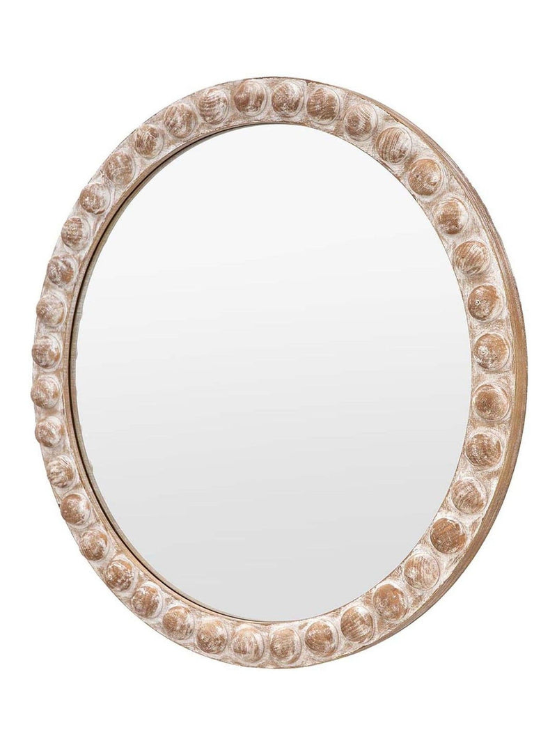 Gallery Home Natural Neath round mirror, UK version