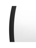 Gallery Home Black Whitland Large Round Mirror, UK version