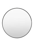 Gallery Home Black Whitland Large Round Mirror, UK version