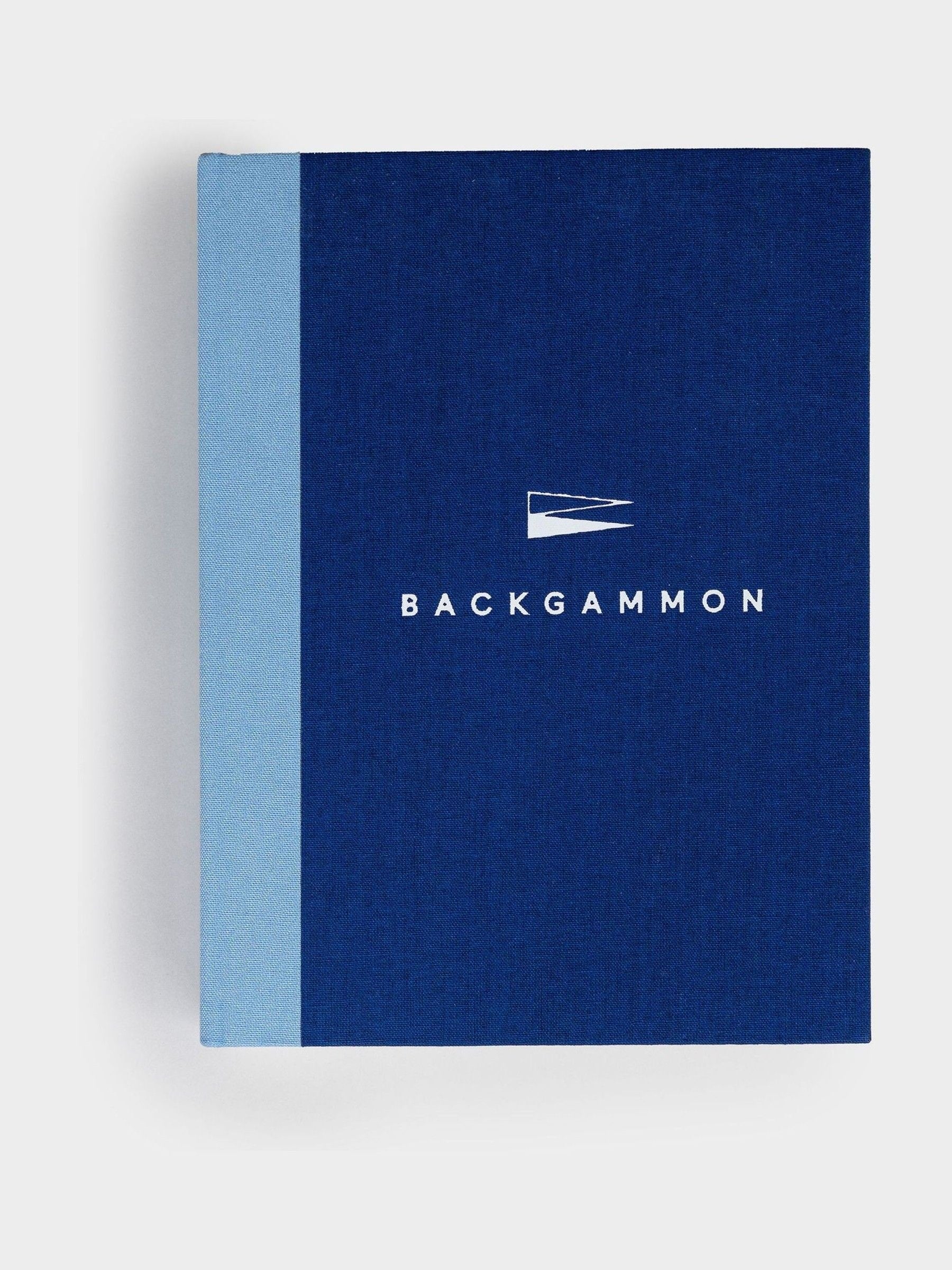 Suck UK blue backgammon book board game, imported from the UK