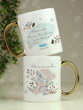 Personalised Me To You Gold Handled Christmas Mug by PMC
