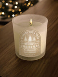 Personalised Christmas Candle by PMC