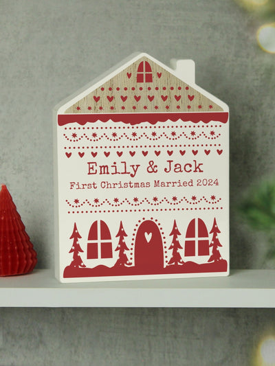 Next Christmas Fairisle Pattern House Ornament by PMC- Buy online at McGrocer