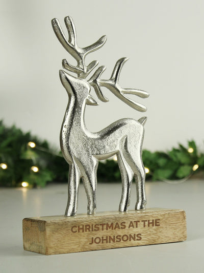 Next PMC Personalised Metal Stag Ornament Home Decoration- Buy online at McGrocer