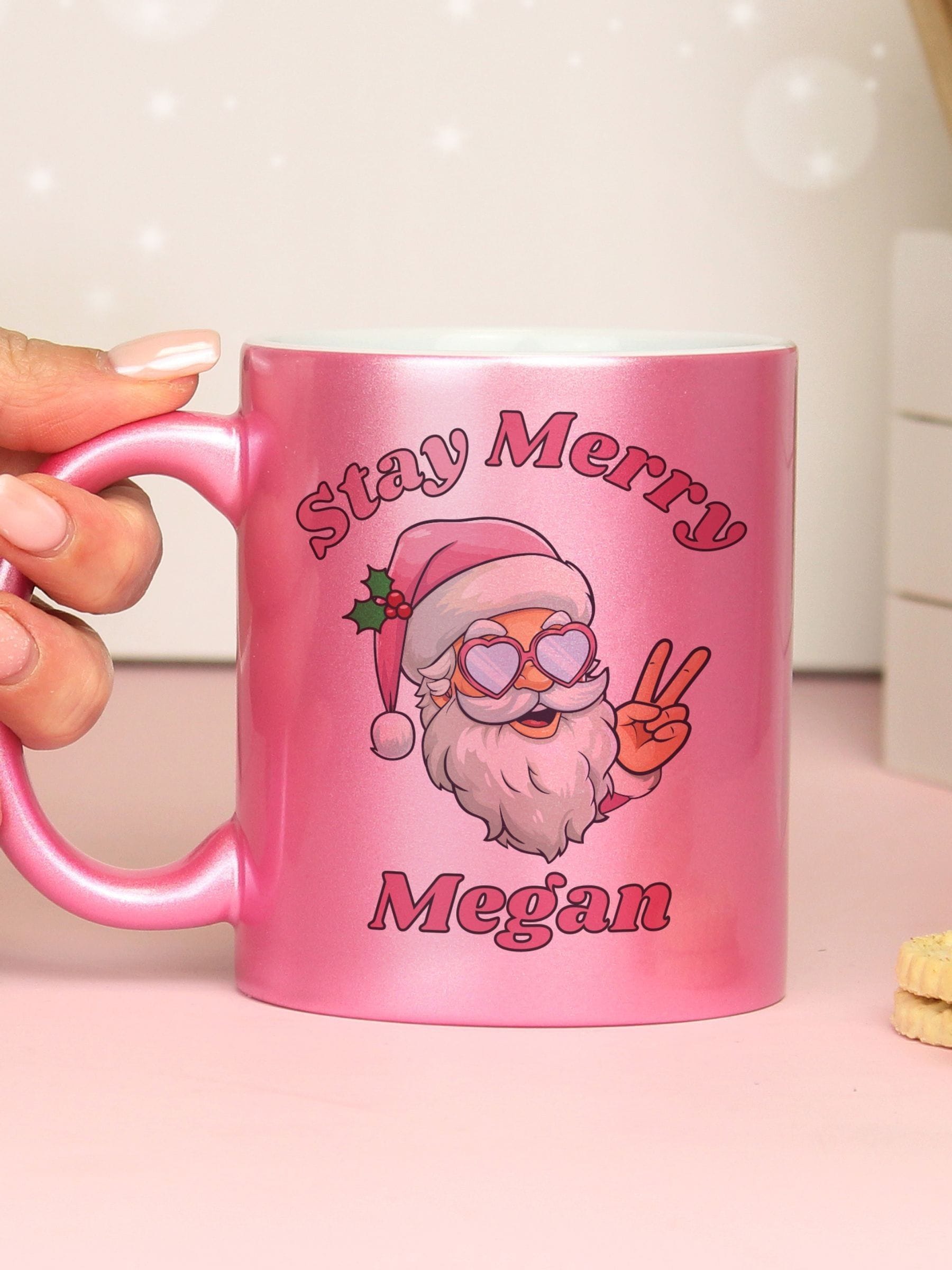 Personalised Stay Merry Christmas Mug by PMC