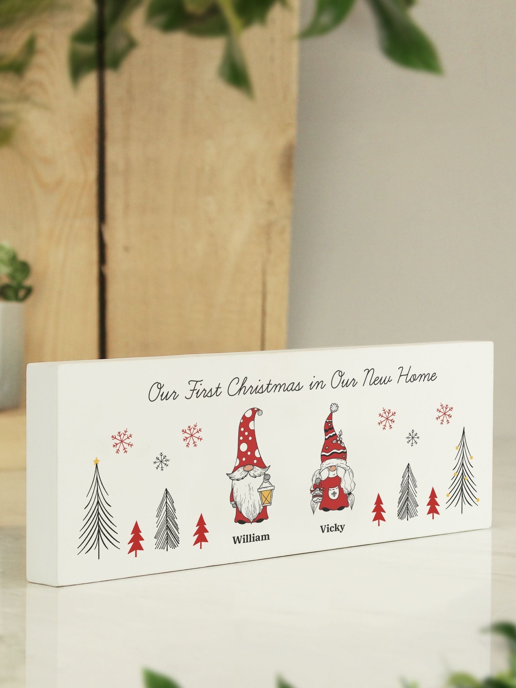 Personalised Gonk Mantle Christmas Ornament by PMC