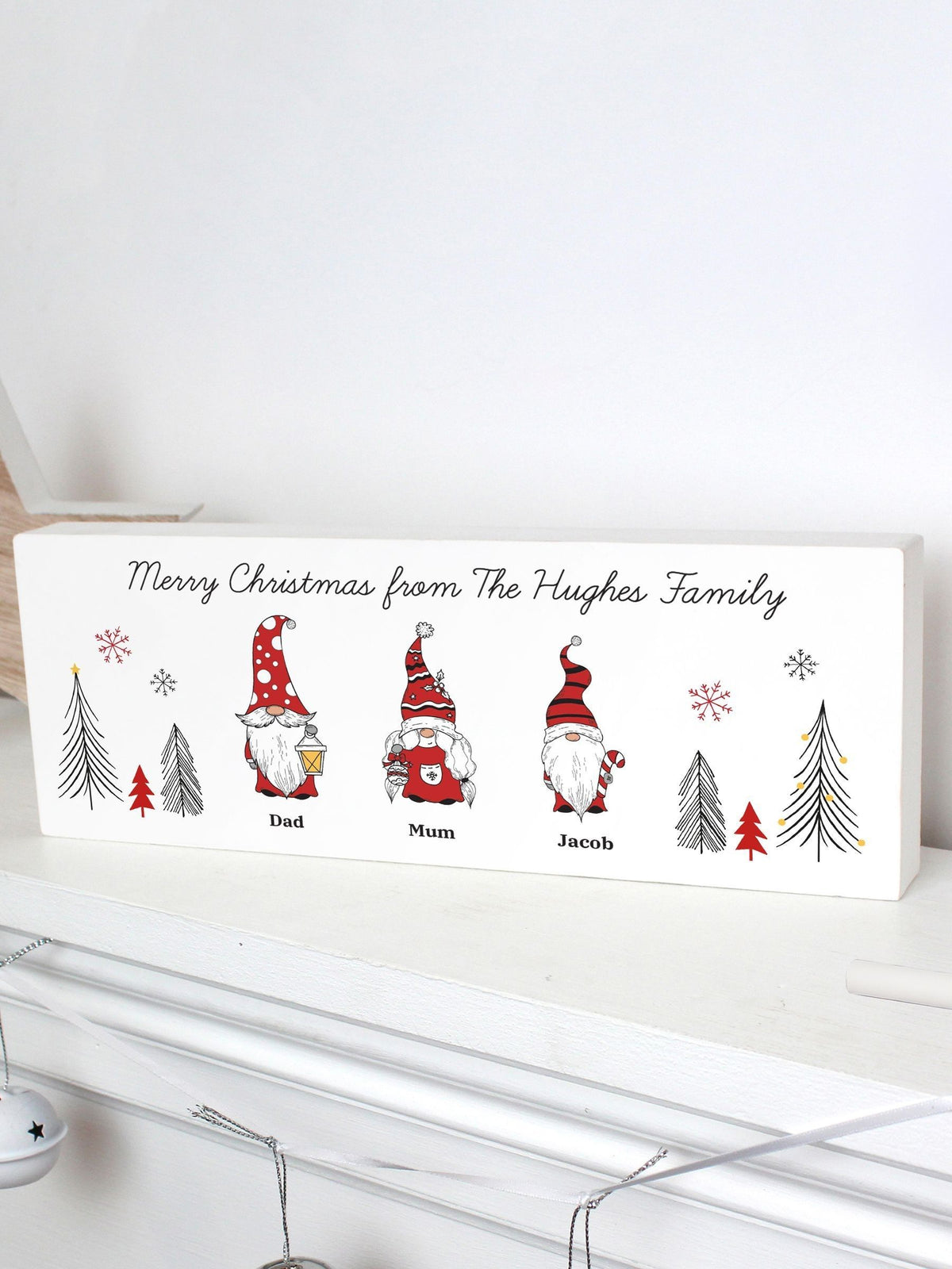 Personalised Gonk Mantle Christmas Ornament by PMC