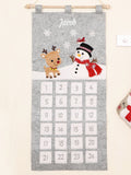 Dibor personalised hanging advent calendar with Scandi design (British brand)