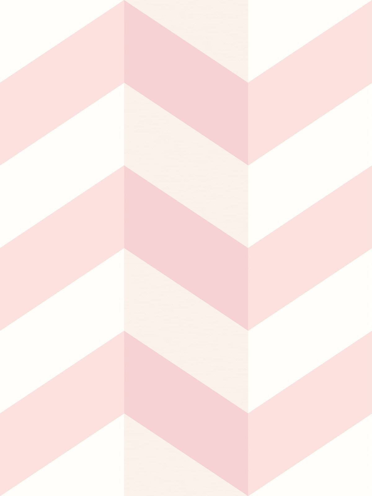 Ohpopsi wallpaper sample Ballet Slipper Illusion Chevron A4, imported from the UK