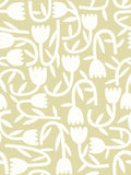 Ohpopsi Midnight Tiny Tulip Wallpaper Sample A4