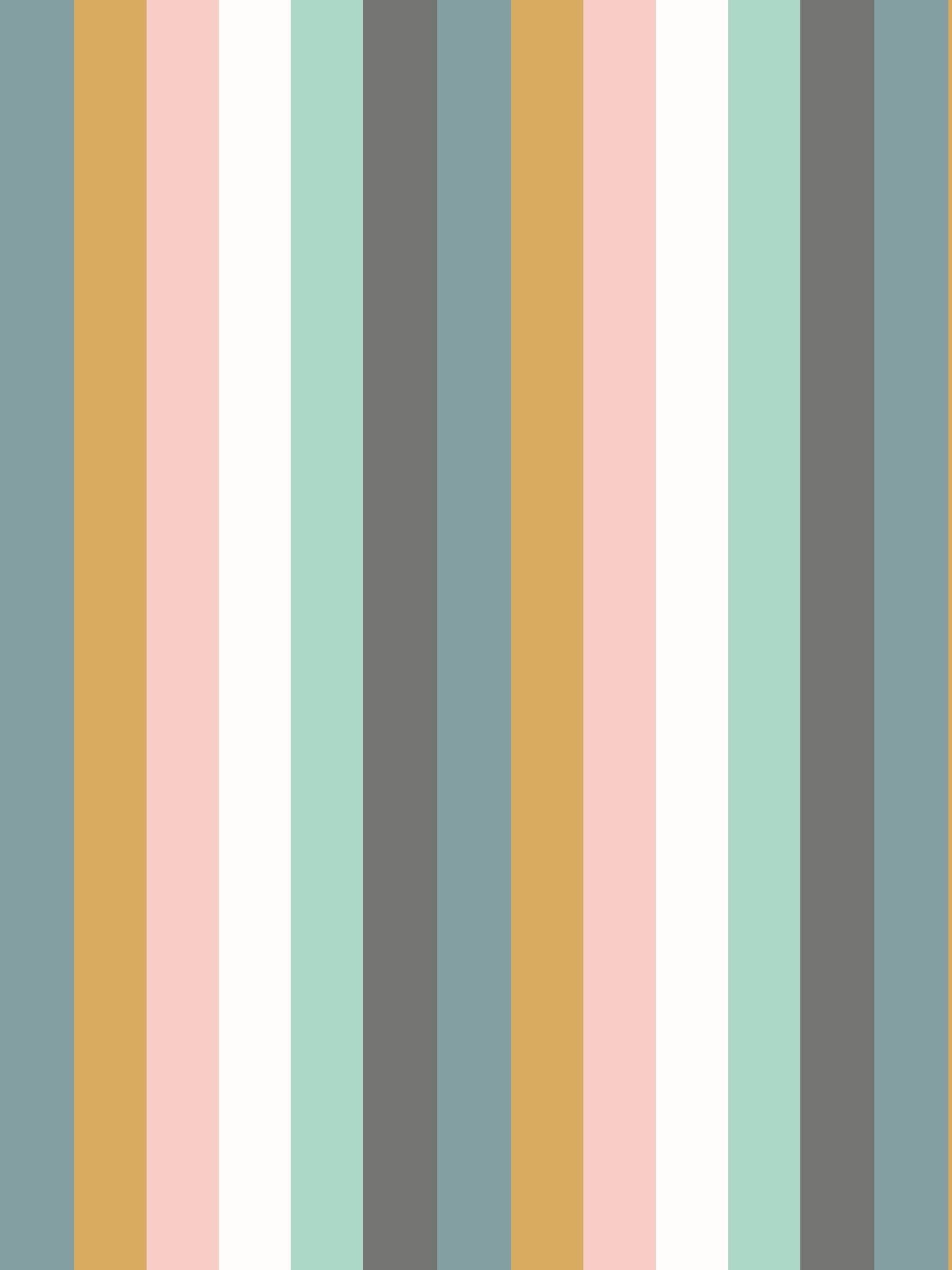 Ohpopsi Rainbow Bloc wallpaper sample A4 (British brand)