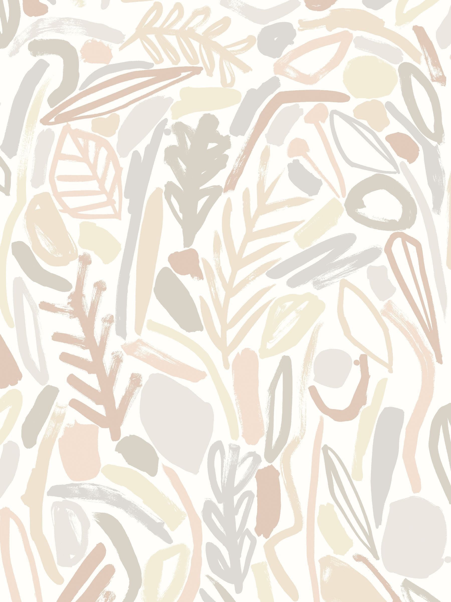 Ohpopsi Parchment Verdure wallpaper sample A4 - British product