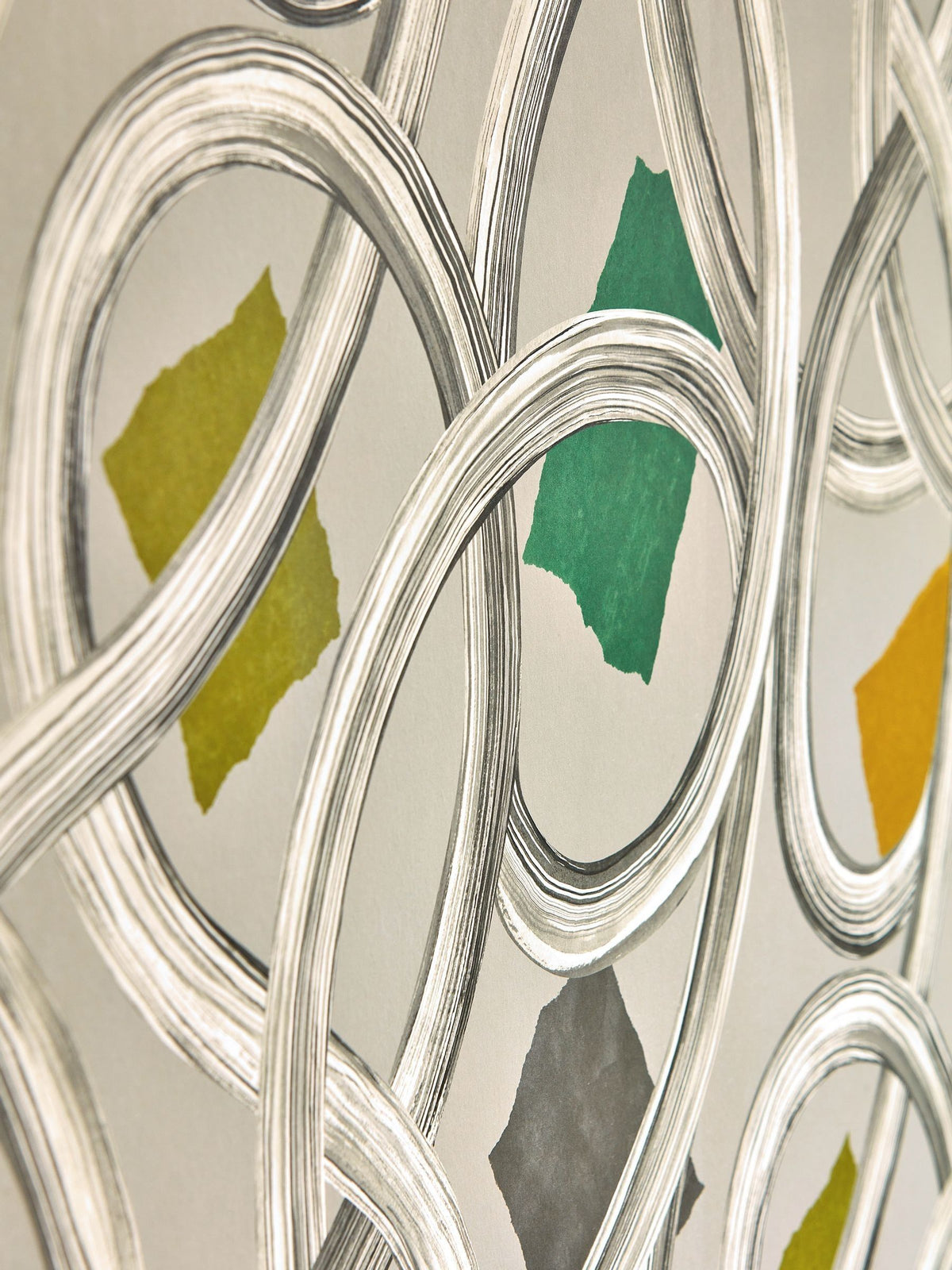Ohpopsi wallpaper sample Earth Twisted Geo A4 - British product