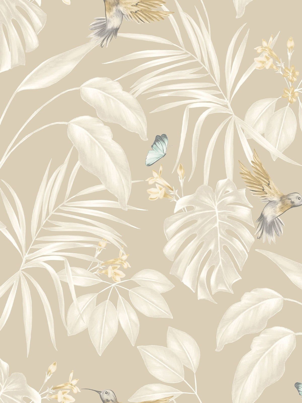 Ohpopsi Straw Hummingbird A4 wallpaper sample, imported from the UK