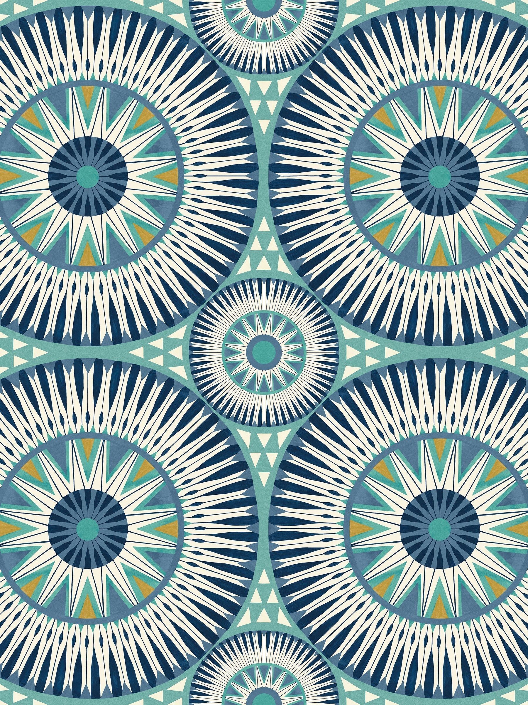 Ohpopsi denim flax wallpaper sample A4 (British brand)