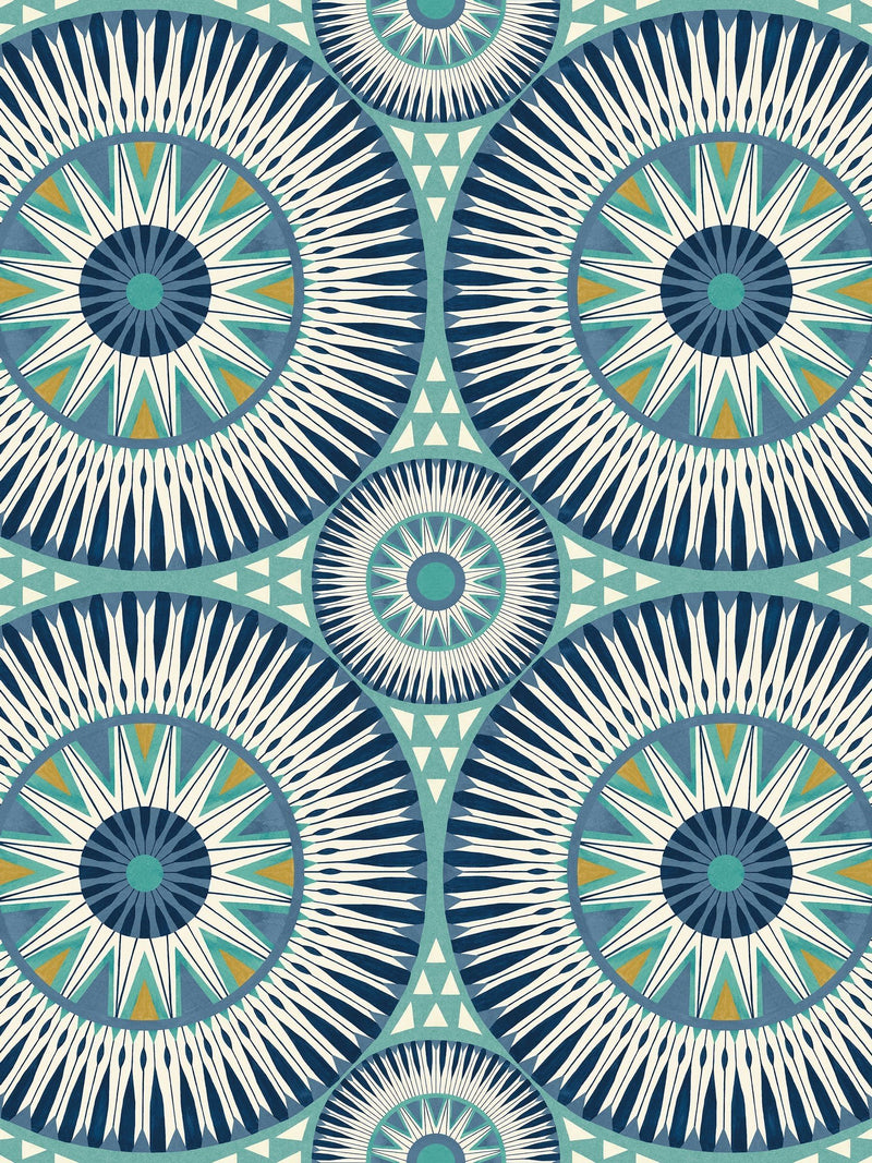 Ohpopsi denim flax wallpaper sample A4 (British brand)