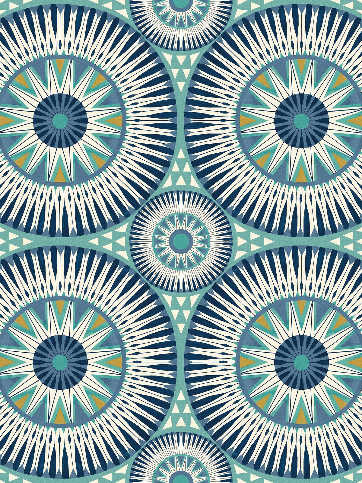 Ohpopsi denim flax wallpaper sample A4 (British brand)