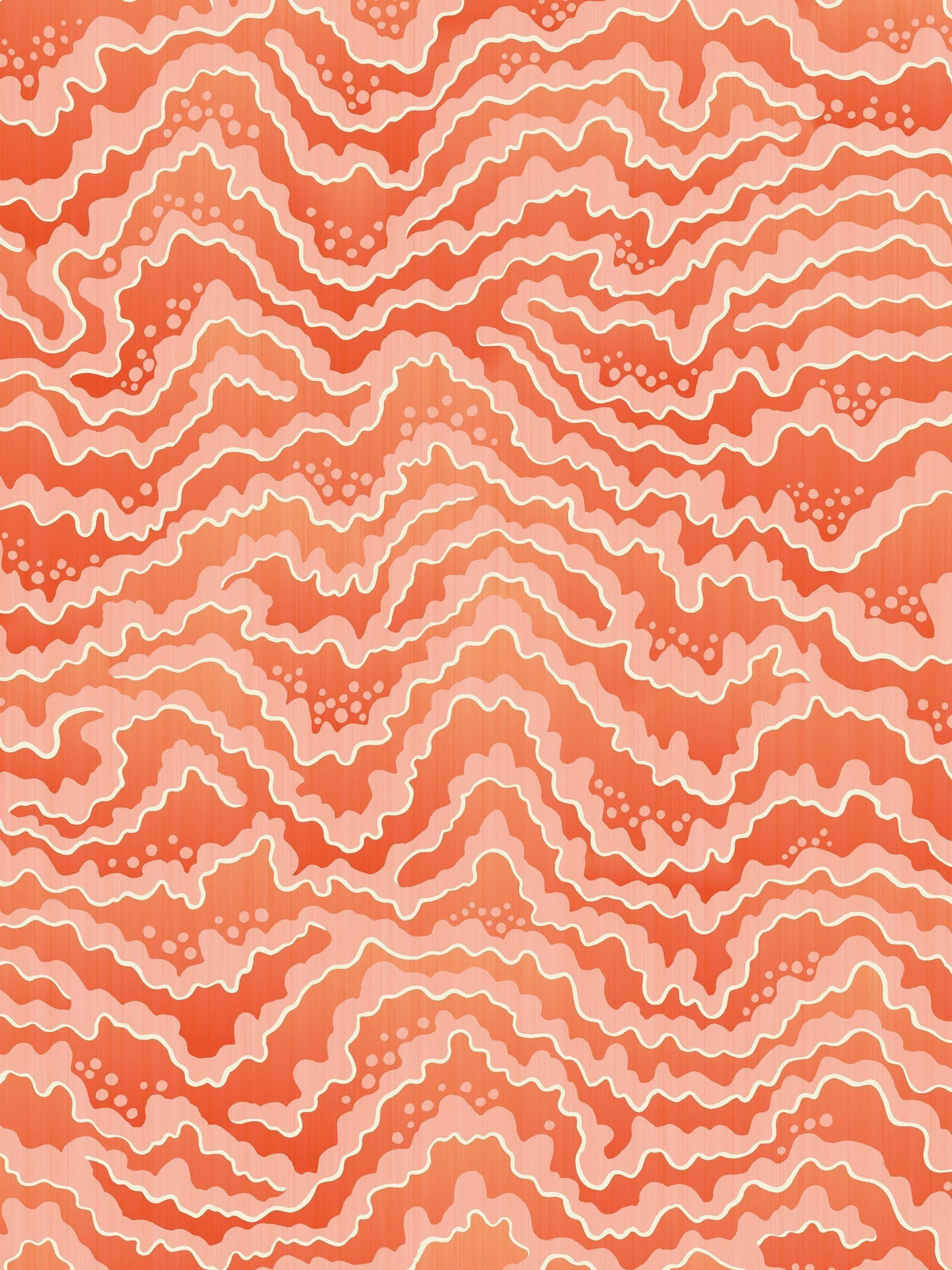 Ohpopsi Pumpkin Contour wallpaper sample A4, UK version