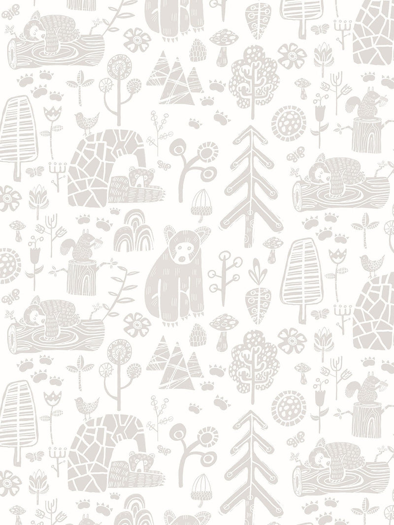 Ohpopsi Dove Honeywood Bears A4 wallpaper sample (British brand)