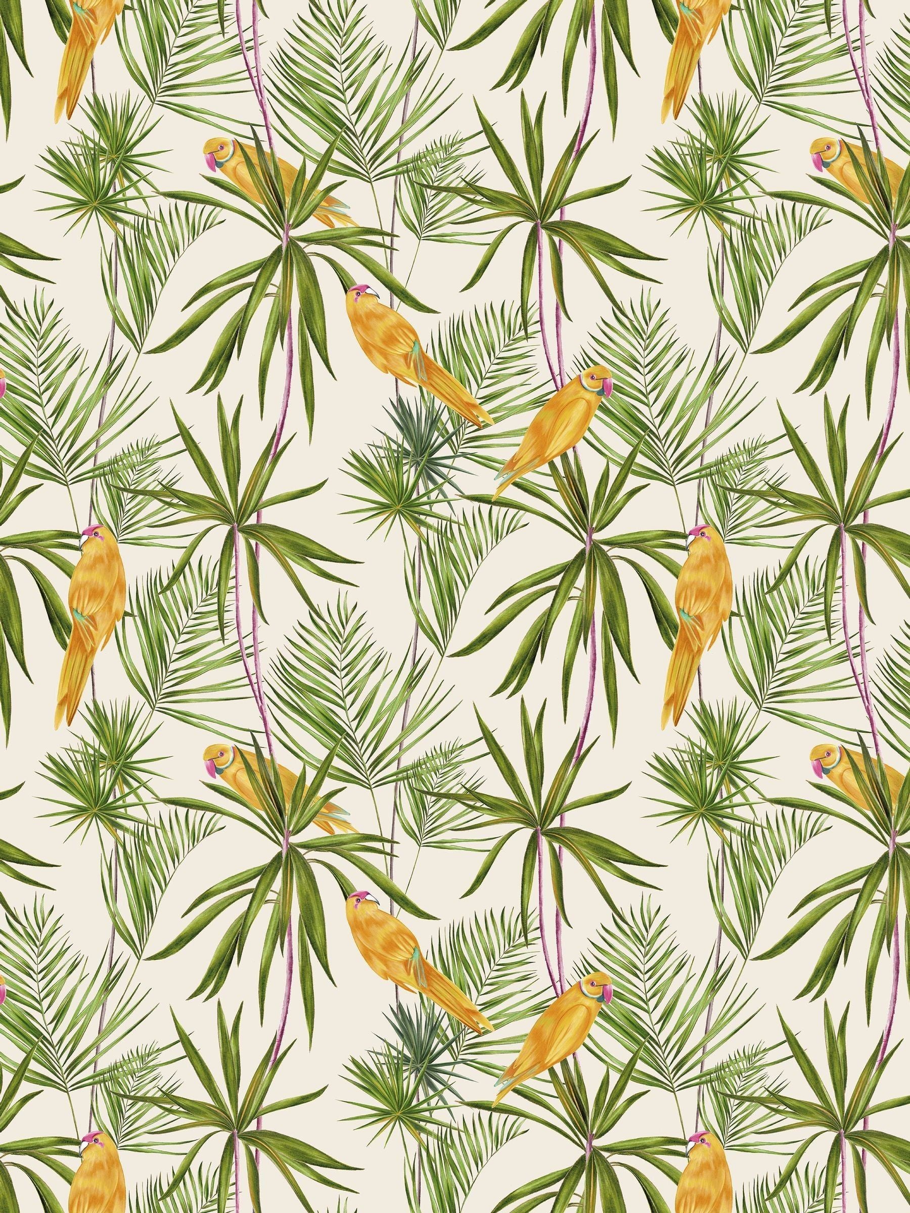 Ohpopsi Chalk Paradise wallpaper sample A4, imported from the UK
