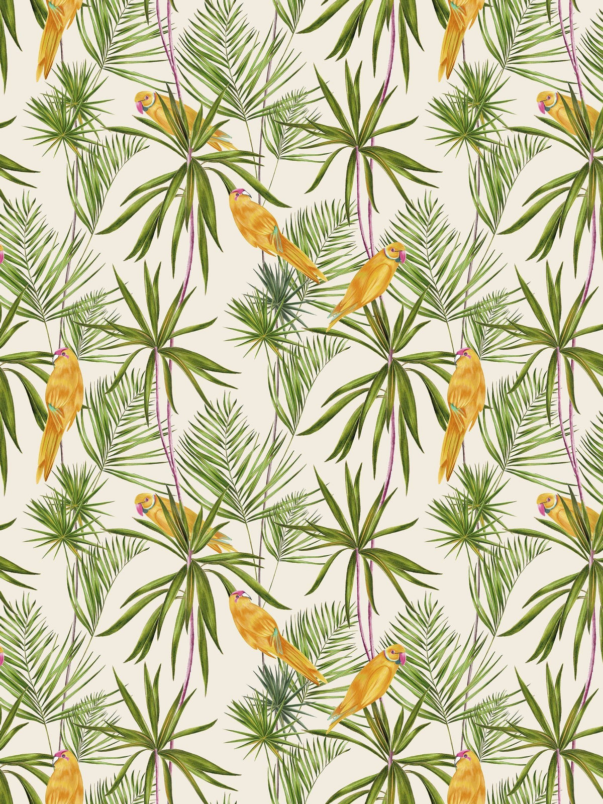 Ohpopsi Chalk Paradise wallpaper sample A4, imported from the UK
