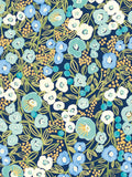 Ohpopsi Cerulean Flora Ditsy wallpaper sample A4 - British product