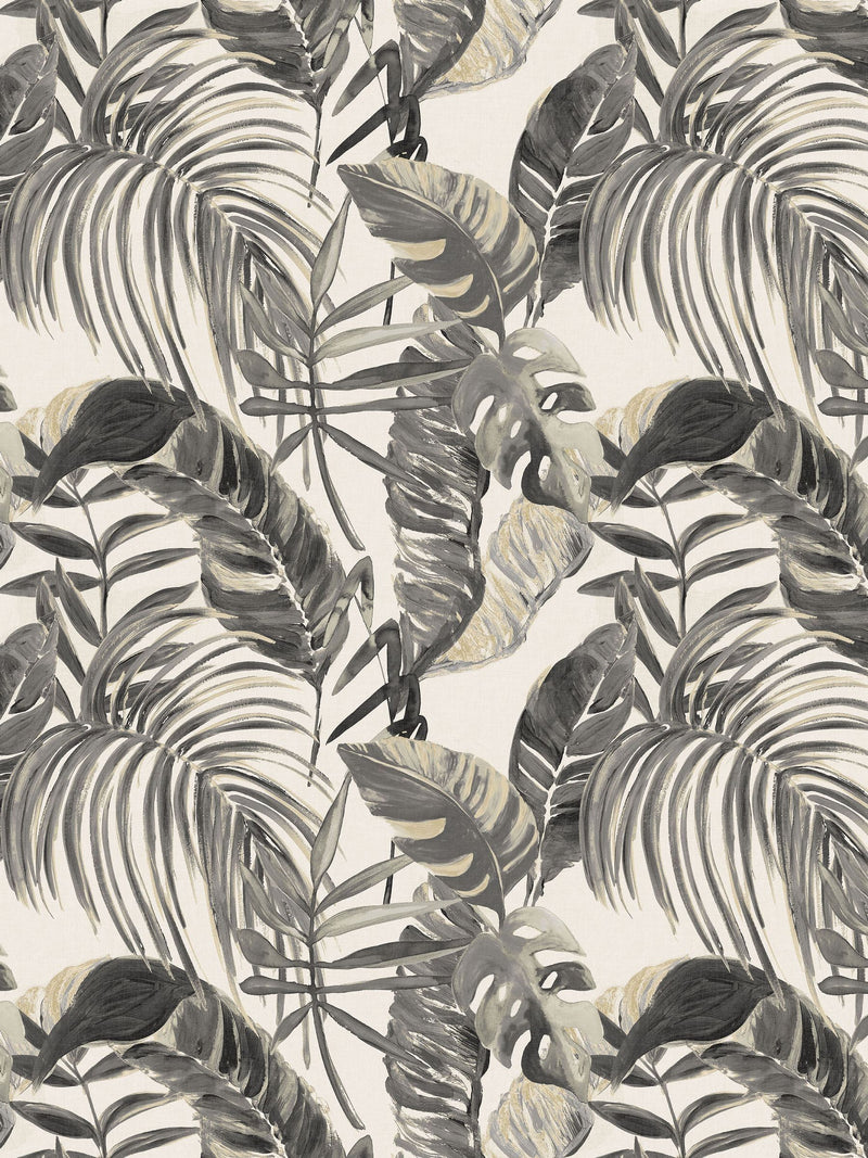 Ohpopsi wallpaper sample Palmera Turquoise A4, UK version