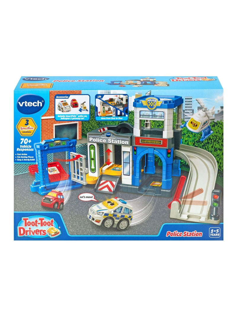 VTech Toot-Toot Drivers Police Station play set, imported from the UK
