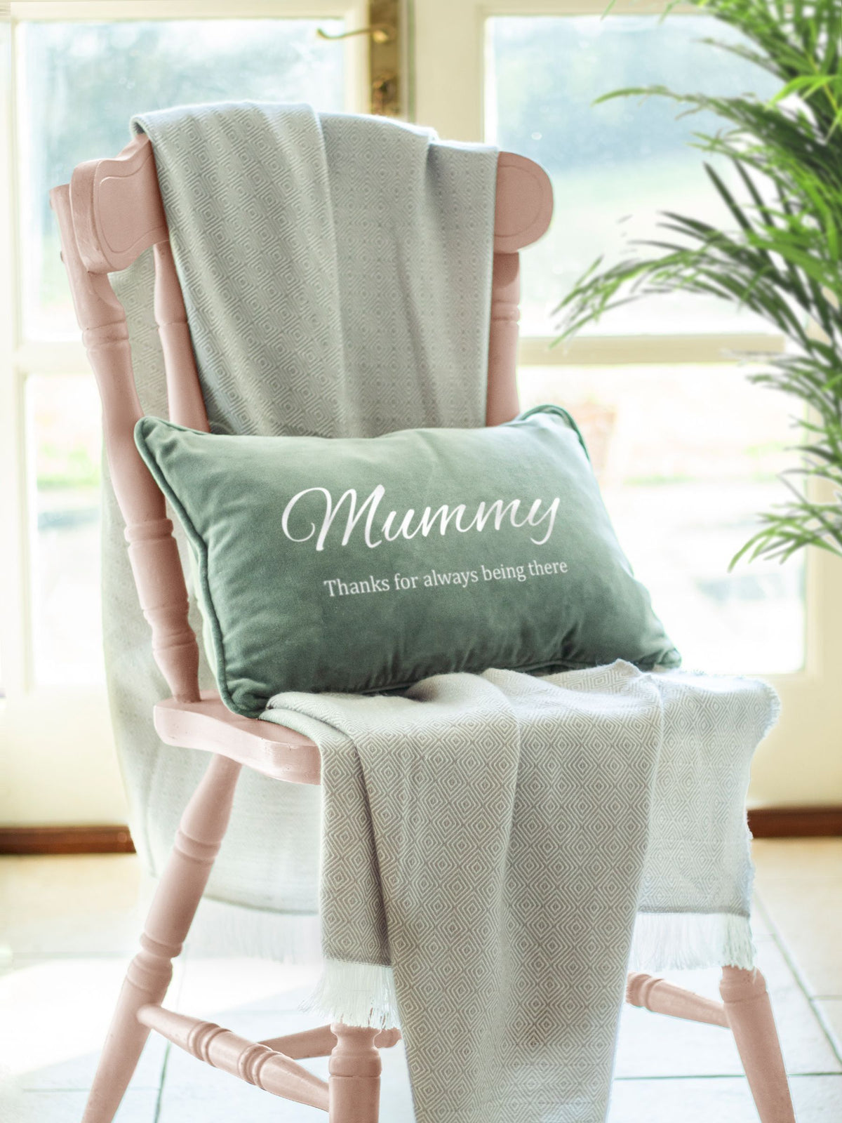 Jonny's Sister Personalised Velvet Cushion 30cm x 45cm