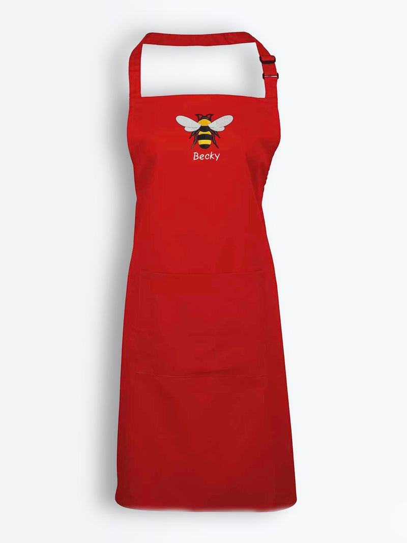 Jonnys Sister personalised embroidered apron one size, imported from the UK